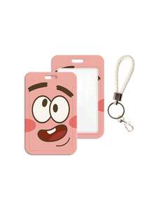 SpongeBob SquarePants SquarePants Cartoon Card Holder - Student ID, Cafeteria Meal Card, Badge, Campus Bus Metro Access Card Protective Cover - Multicolor - View 4