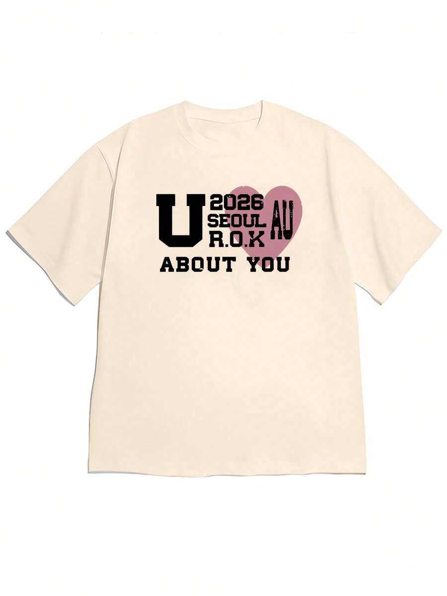 Women T-Shirts - 杏色 - 查看 1