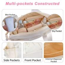 Unisex Sports Duffel Bag, Portable Weekend Travel Carry Bag For Workout & Short Trips - White - View 4