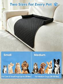 Cooling Pet Bed With Neck And Head Support, Soft Summer Pet Sofa Bed, Suitable For Small And Medium Dogs And Cats, Washable Pet Sofa Cover, Home Use, Perfect Summer Gift For Kittens And Puppies - Black - View 2