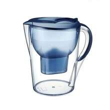 3.5L Movable Water Filter Pitcher For Kitchen, Multi-Layer Filtration Water Filter Jug, Compatible With Replacement Filter Cartridges, 1 Pitcher & 1 Cartridge Included, Household Tap Water Purifier - Blue - View 12