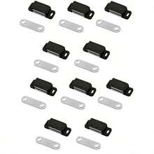 YITAPE 10pcs Magnetic Door Locks - Tool-Free Cabinet Closures With Strong Magnetic Force, For Kitchen Cabinets, Wardrobes, Closets Safety Locking System - Easy Installation, Durable Metal Construction, Suitable For Home, Office, Commercial Use - Multicolor - View 6