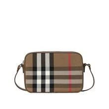 Burberry Check Patterned Women's Camera Bag 80844951 - 棕色拼色80844951 - 查看 1