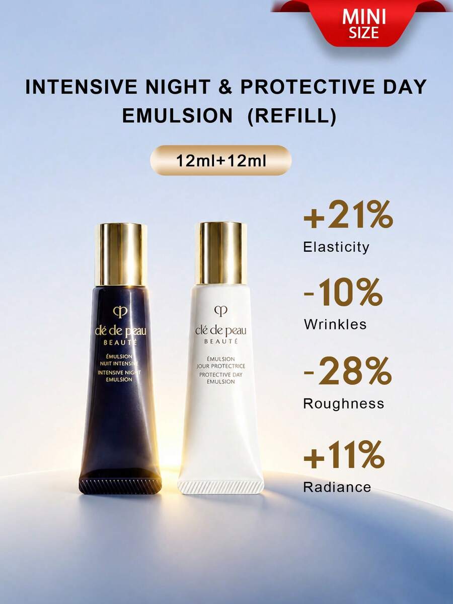 CPB 極致夜間修護乳液 & 白日防護乳液 (補充裝)-12mL.4 FL.0Z. - mini Day+Night Emulsion - 查看 1
