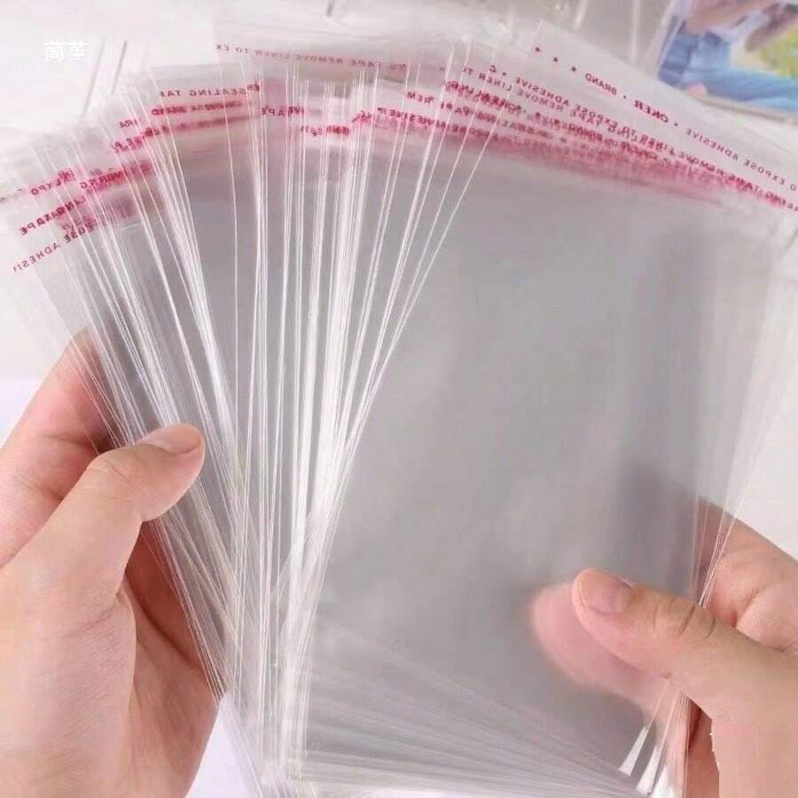 50入/組 透明OPP自黏式塑膠禮品袋,適用於派對小禮品、珠寶包裝、萬聖節禮物包裝、聖誕禮物袋 - 多色 - 查看 1