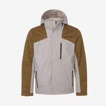 Columbia New Men's Outdoor Sports Thermal Heat-Lock Warm Jacket Windbreaker Waterproof Softshell - Brown/Beige - View 6