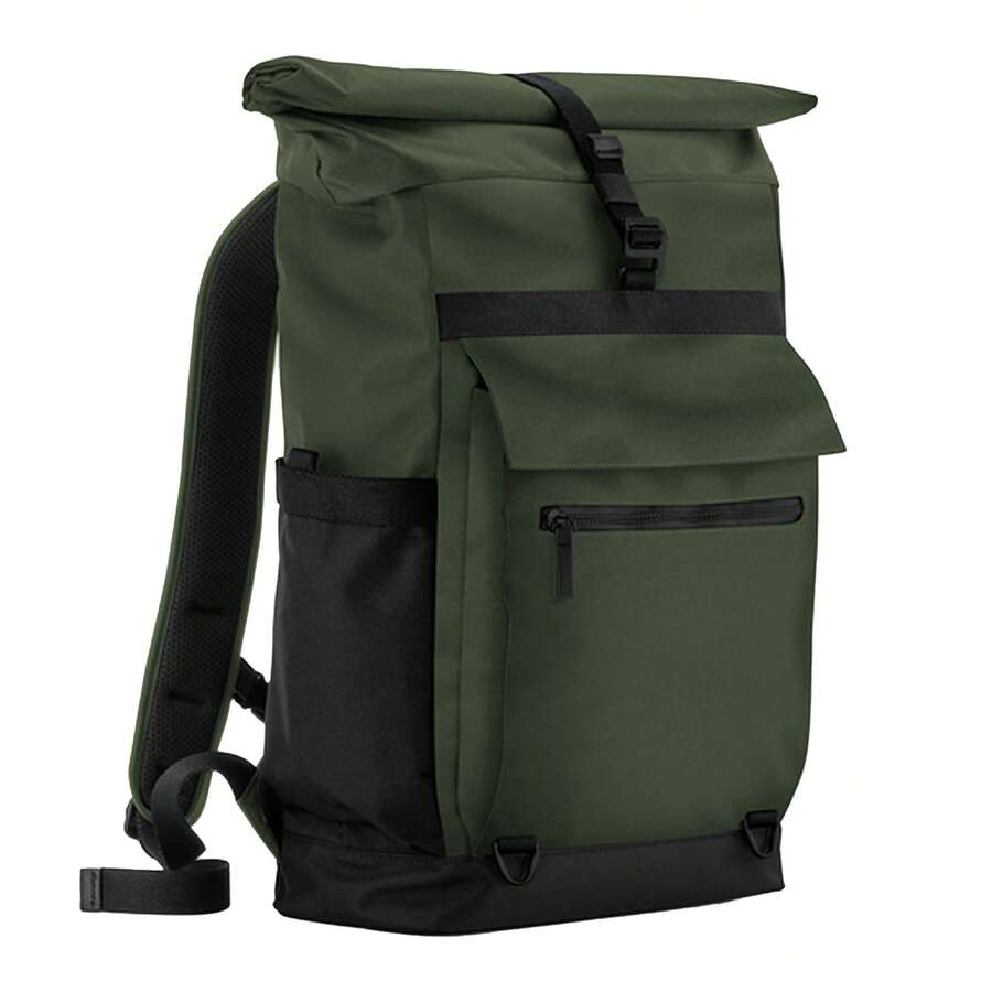 Quadra Axis Roll Top Backpack - Forest Night - View 1