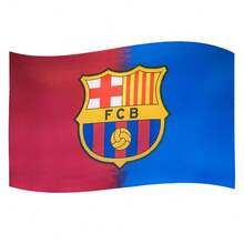 FC Barcelona Crest Flag - Red/Blue - View 1
