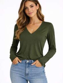 Women Blouses - Green - View 2