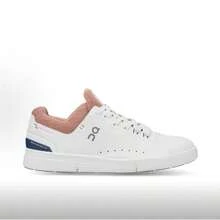 On Running Women Running Shoes - 白色/灰玫瑰色 - 查看 2