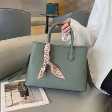 Grenzübergreifende Live-Übertragung: Neues Modell einer Lady Tasche aus erstklassigem Rindsleder, modische und vielseitige Handtasche und Umhängetasche, Damenhandtasche aus echtem Leder 5565. - Schwarz - Übersicht 5