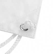 Quadra Drawstring Bag - White - View 2