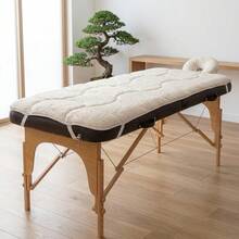 31.2"X 72" Wave Massage Mattress, Includes Massage Mattress Cover And Pillowcase, Natural, Ultra Soft, Hypoallergenic - White - View 6