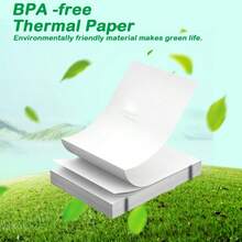 100/200 Sheets A4 Thermal Printing Paper, Suitable For A4 Portable Printers, Foldable White Thermal Paper, Used For Photos, Documents, Contracts, Automatic Thermal Paper Recognition, Not Suitable For Laser/Inkjet Printers - A4 - View 5