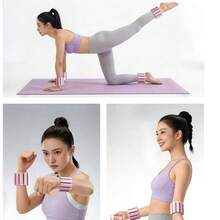 1/2pcs Unisex Wrist And Ankle Weights, Silicone Wrist Weights, Suitable For Gym, Yoga, Pilates, Aerobics And Strength Training, Wearable Arm And Hand Weighted Exercise - Multicolor - View 6