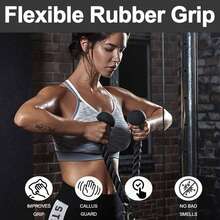 Anti-Slip Workout Grips - Rubber Gym Grip Pads Training And Exercise For Men & Women, Ergonomic Hand Gloves For Weight Lifting, Pull-Ups, Dumbbell - Multicolor - View 4