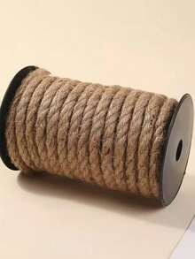 6mm/8mm/10mm 10米天然復古麻繩 DIY家居裝飾粗麻繩手工麻繩緞帶 婚禮寵物貓抓板工具捆綁園藝派對裝飾（不含圓柱） - 多色 - 查看 10