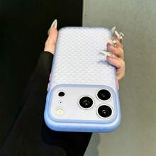 DECOPHONE The Cellular Mesh Cooling Soft Case Is Suitable For The 17promax Fashionable And Creative Premium Model And The 16pro New Model Protective Cases. - Blue - View 6