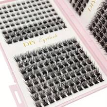 384pcs Single False Eyelashes, Eyelash Book, Cluster False Eyelashes, Home DIY Eyelash Extensions, Cluster False Eyelashes, Single False Eyelashes, False Eyelashes, False Eyelashes - C - View 4