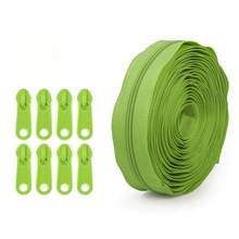 1 Set = 4 Zippers + 8 Plastic Zipper Pulls, 20 Colors Available, Zipper Set With Matching Color Plastic Zipper Pulls, Suitable For Clothing, Bags, Home Textiles And Other Sewing Tools - A - View 20