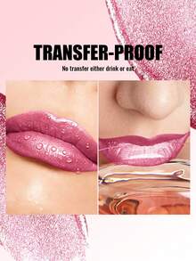 Pudaier Valentines Day Gift Metallic Matte Waterproof Non-Smudge Lip Gloss Suitable For All Skin Tones - 01 - View 4