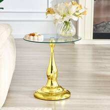 Tables - Gold + Glass+Metal - View 9