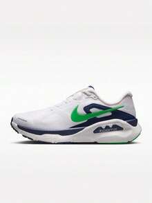 Men's NIKE STRUCTURE PLUS Running Shoes Low-Top HQ3048-102 - Blue and White - View 1
