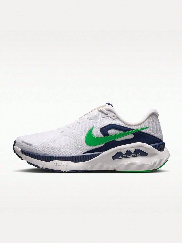 Men's NIKE STRUCTURE PLUS Running Shoes Low-Top HQ3048-102 - Blue and White - View 1