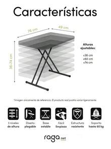 Bar & Serving Carts - Black - View 2