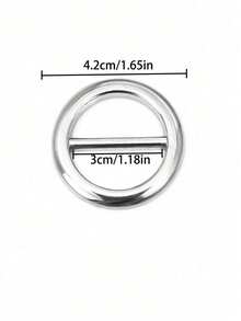 3pcs Multi-Functional Metal Scarf & Accessory Clips - Elegant & Fashionable Accessories, Suitable For Scarves, T-Shirts And Belts, Perfect For Various Occasions - Multicolor - View 9