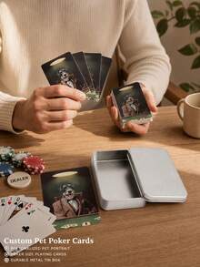 Custom Photo Keepsake Cards / Photo Memory Cards Are Suitable For Collecting Mementos. They Are A Unique Gift For Pet Owners. - Multicolor - View 9