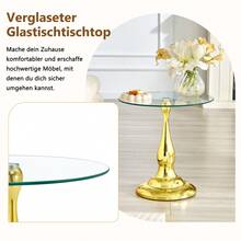 Tables - Gold + Glass+Metal - View 5