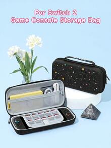 1pc Starry Dot Design Protective Case, Compatible With Switch 2nd Gen (2025) With Openable Stand, For Switch NS/Switch OLED, Suitable For Switch 2 Game Console Accessories, Storage Bag, Switch Protective Case, Romantic Gift For Switch Players - Multicolor - View 16