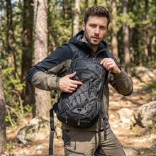 Outdoor Travel Backpack 18L Hiking Backpack Suitable For Heights Of 160-170cm - Black - View 6