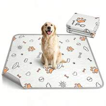1pc/2pcs Washable & Reusable Dog Pee Pads, Super Absorbent Thickened Leak-Proof Non-Slip Puppy Training Pads, Suitable For Cages, Fences, Floors, Whelping Boxes & Toilet Training, Suitable For Cages, Toilet Training And Toilet Rest - one-size - View 11