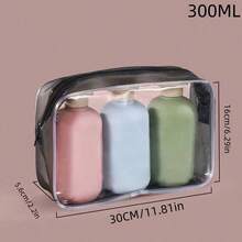 3pcs Leak-Proof Refillable Travel Dispenser Bottle Set, Suitable For Shampoo, Conditioner, Lotion, Soap, With Portable Storage Bag, Cosmetic Bathroom Accessories, Back To School Dorm Apartment Essential Home Bathroom Decor Set - Multiple Styles - View 11