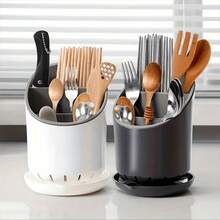Kitchen Chopstick Holder Draining Utensil Storage Box Spoon Fork Rack Plastic Chopstick Basket Creative Chopstick Rest Chopstick Cage - View 6