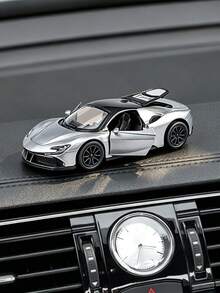 1pc 1:64 Alloy Racing Car Model Car Interior Ornament, Sliding Metal Vehicle, Mini Alloy Car Decor For Car Interior & Desktop Display,Random Multiple Styles, Premium Metal Craft Collectible Ornament, Ideal Gift For Car Enthusiasts,Friends And Family - Ornaments - View 1