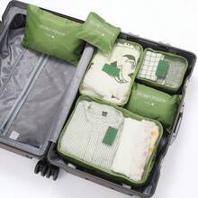 6pcs/Set Foldable Clothes Storage Bags With Handles, Large Capacity Quilt Blanket Clothing Storage Bags, Suitcase Compression Packing Bags, Bed Under Dorm Moving Seasonal Storage Organizer, Back To School College Dorm Essentials, Christmas Seasonal Home Storage Multi-Size Combination, Suitable For Multiple Scenarios - Multicolor - View 14