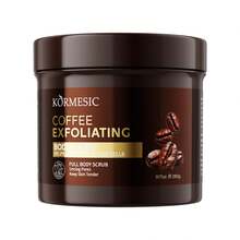 KORMESIC 咖啡身體磨砂膏 植物萃取配方 提亮平滑肌膚 咖啡磨砂沐浴凝膠 - 咖啡 - 查看 3