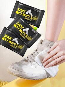 120/60/36/12pcs Disposable Shoe Cleaning Wipes, Sports Shoe Stain Removal Wipes, Quick Cleaning For Sneakers And Casual Shoes, Home Travel Outdoor Footwear Care, Shoe Cleaning Accessories, New Year Graduation Back To School Supplies - Multicolor - View 8