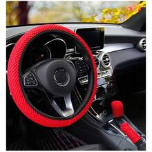1pc Lightweight Simple Comfortable Sports Steering Wheel Cover 3 Pieces Set For Men And Women - Multicolor - View 7