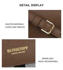 Burberry Hampshire Check Women's Crossbody Bag 81072701 - 土棕色81072701 - 查看 9