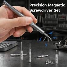 1 Set 128-In-1 Precision Screwdriver Set With Flexible Shaft Magnetic Driver Kit, Professional Magnetic Repair Tool Kit For Computer, Laptop, Camera, Game Console, Men's Tool Gift - Screwdriver - View 5