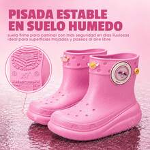 EVA MODAR Kid's Rain Boots - Pink - View 6