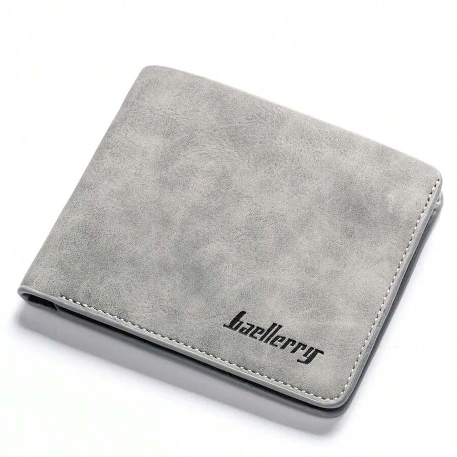 Men Wallet & Check Holder - Horizontal Gray - View 1