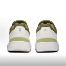 On Running Women Running Shoes - 白色/橄欖 - 查看 5
