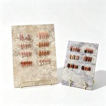 1pc Nail Art Display Stand, Nail Color Sample Board Rack, Nail Art Work Display Base, Suitable For Nail Artists - Multicolor - View 5