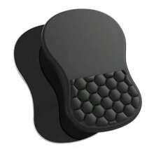 Ergonomic Memory Foam Mouse Pad And Wrist Rest With A Soft Lycra Surface, Angled Support To Relieve Wrist Fatigue, Non-Slip Base, And Precise Tracking. A Comfortable Design Suitable For Long Hours Of Office Work, Gaming, And Study. - View 2