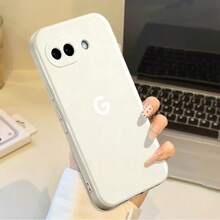 液態矽膠手機殼 內層植絨 適用 Pixel 6 6a 6pro 7 7a 8 8a 8pro 9 9a 9 Proxl 10 10a 10pro Xl 11 11pro Xl - 白色 - 查看 1